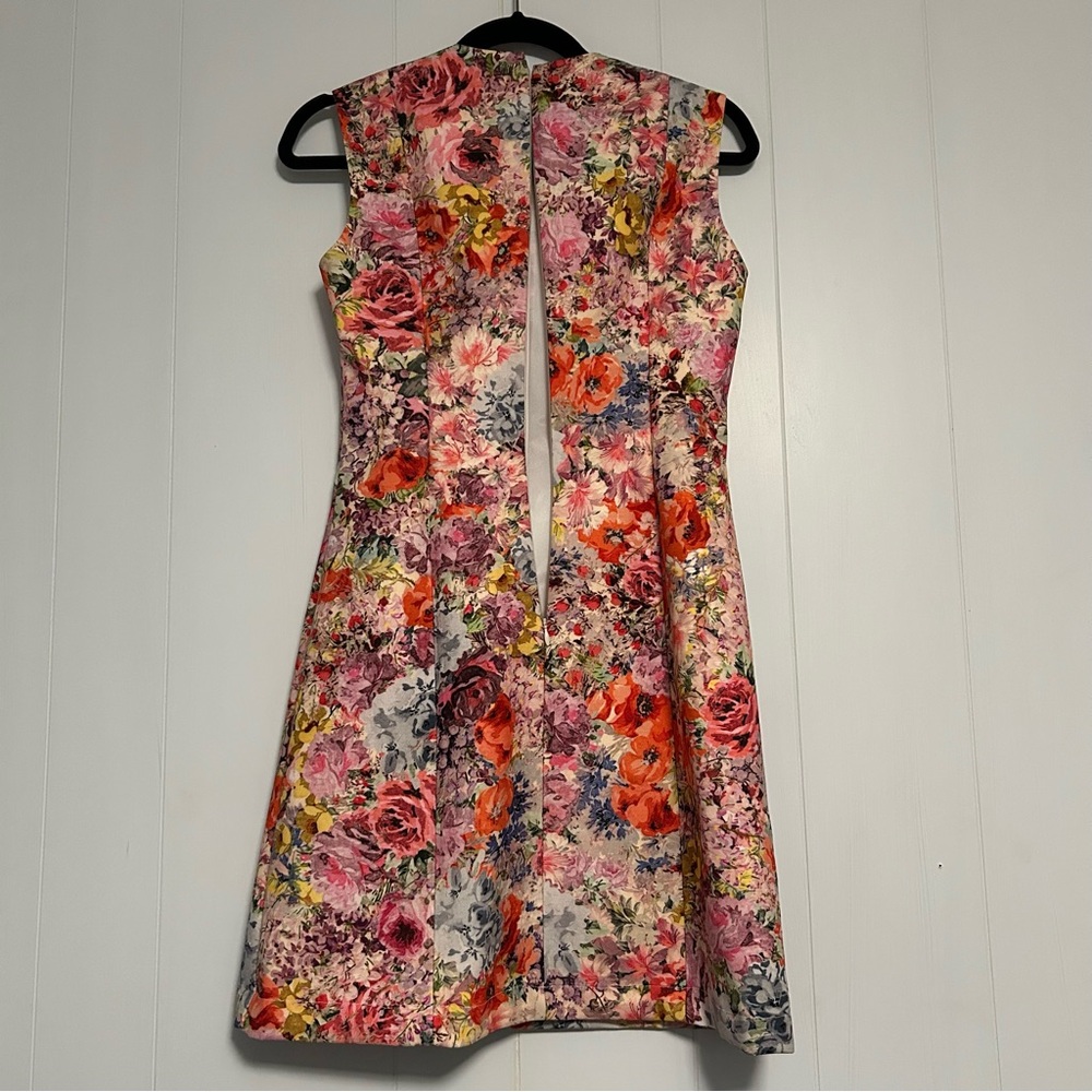 Valentino Floral Printed Sleeveless Mini Dress - Picture 11 of 16